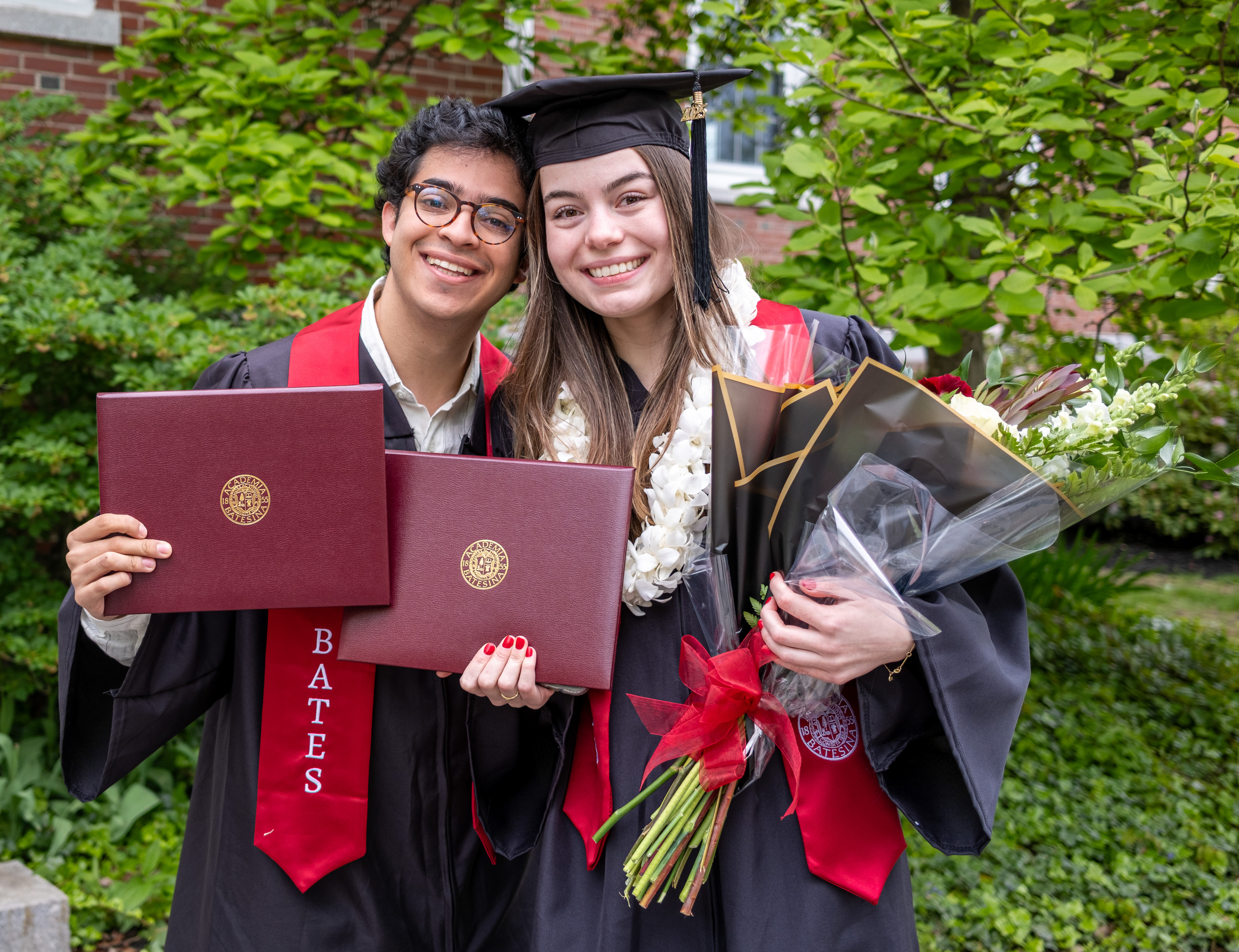 Manual Machorro And Sierra Stark, Bates College, Lewiston, Maine