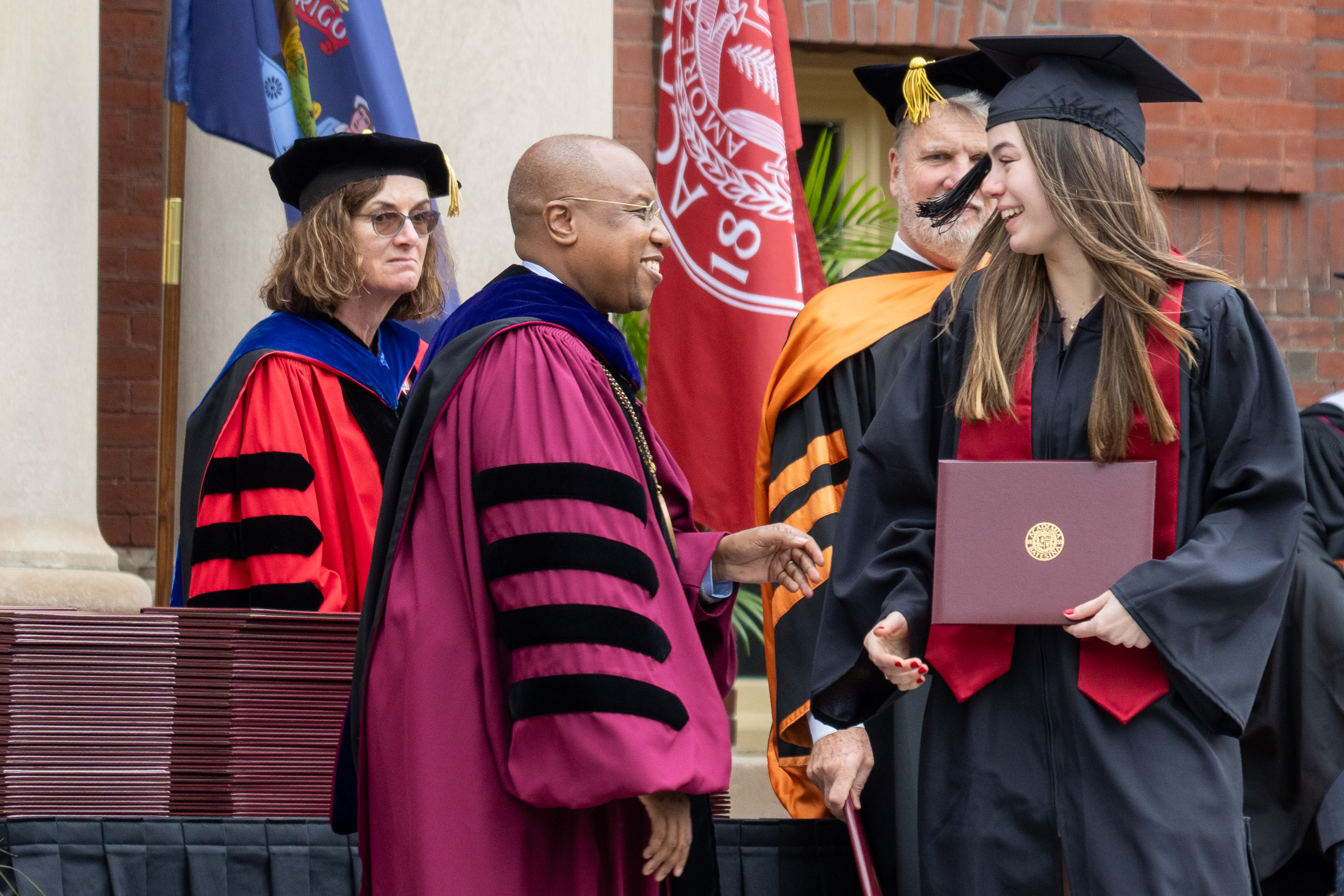 Garry W. Jenkins And Sierra Stark, Bates College, Lewiston, Maine