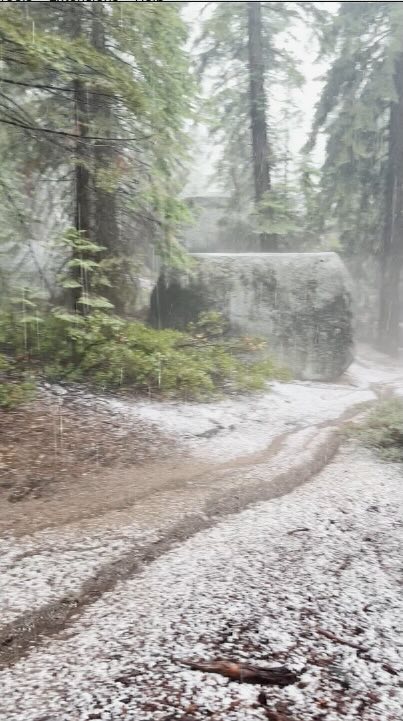 Glacier Point Hailstorm