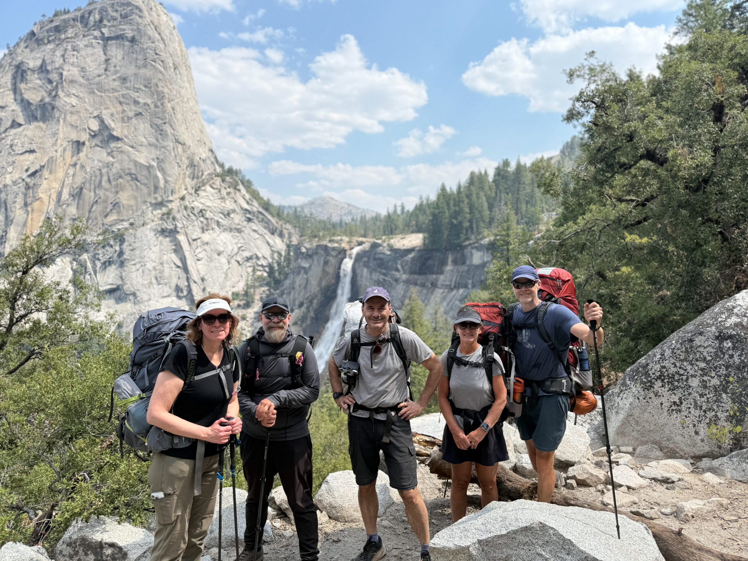 Brian And Kristen Anderson, Laura And Don Stark, Tim Scudder, Yosemite