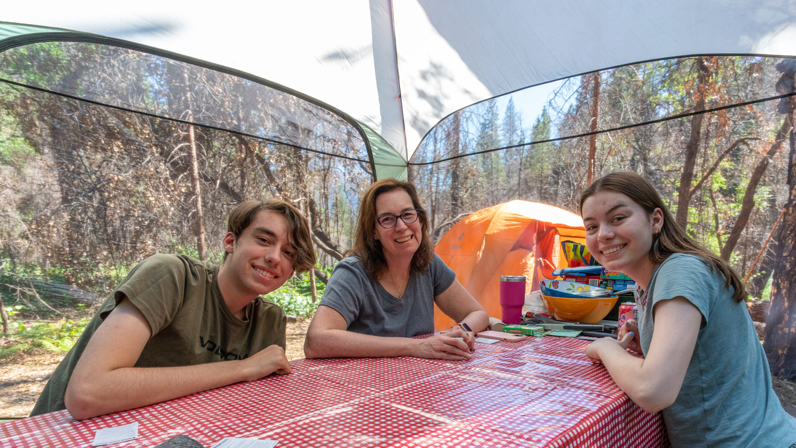 Laura, Sierrra, And Kade Stark, Plumas National Forest, CA