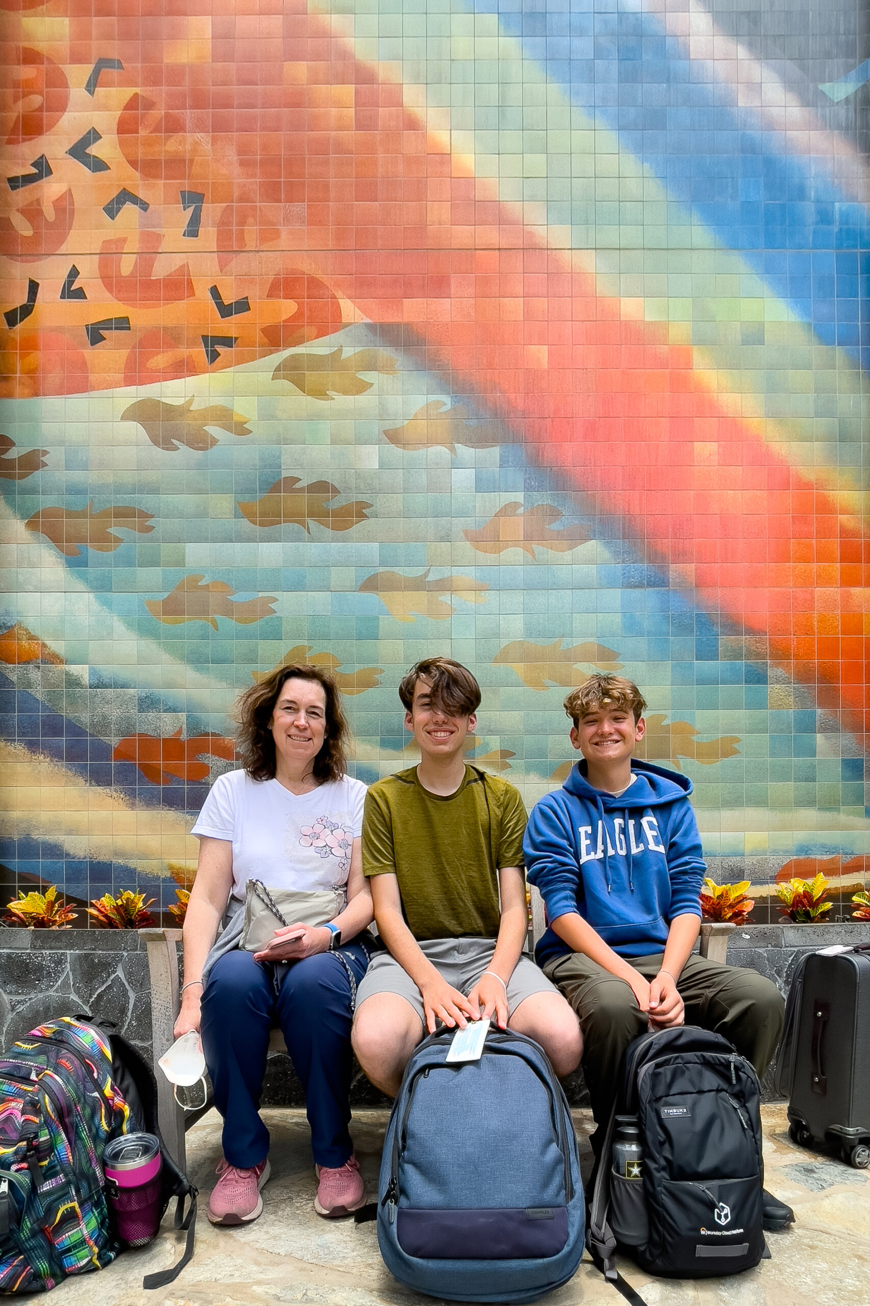 Laura And Kade Stark And Liam Gulsen, Waikiki, HI
