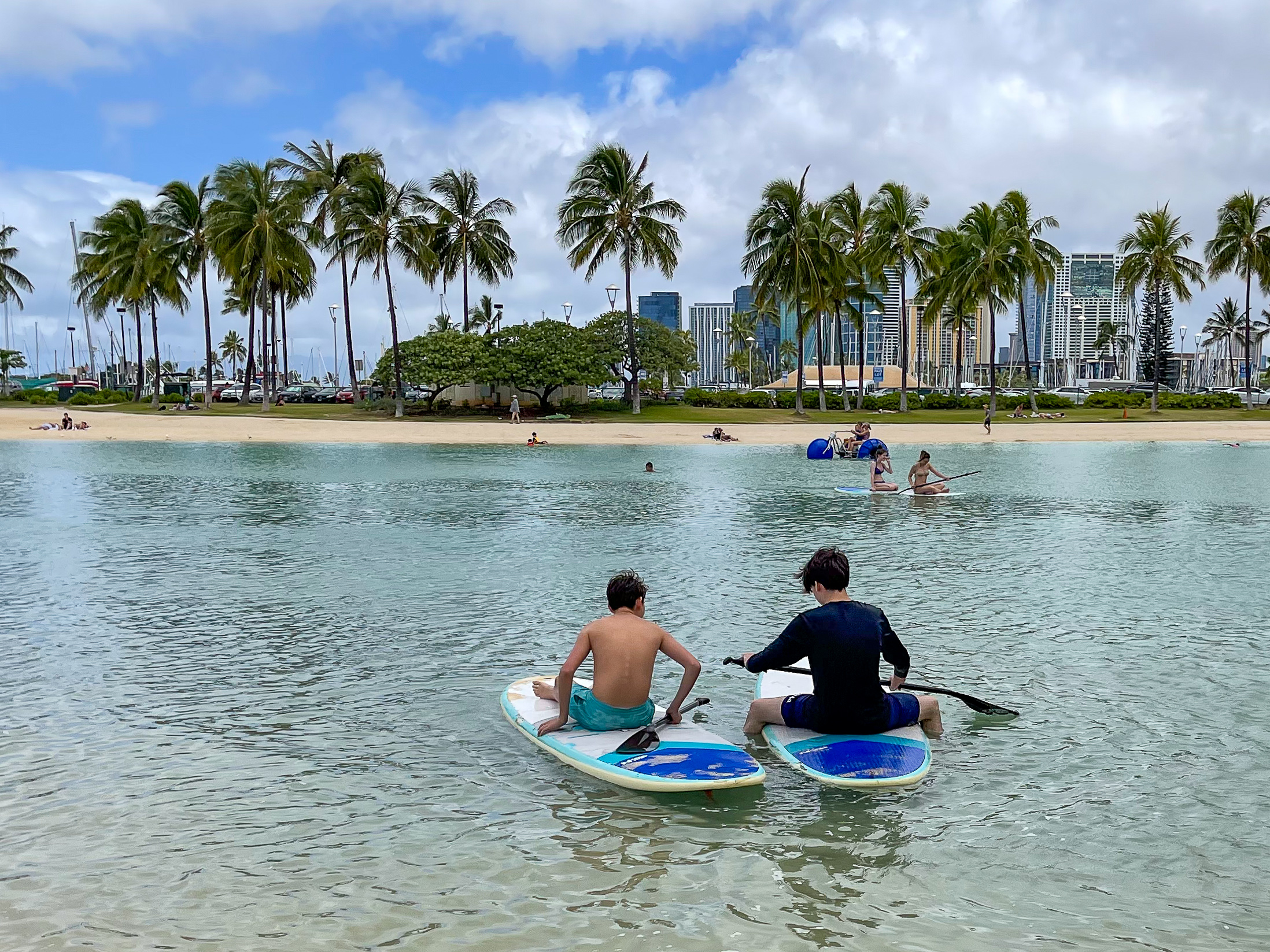 Kade Stark And Liam Gulsen, Waikiki, HI