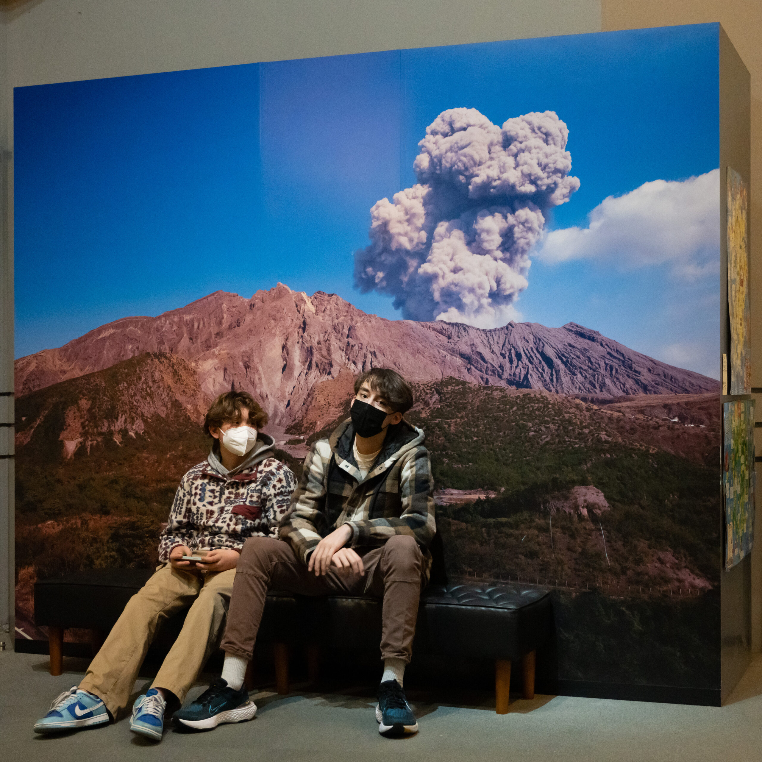 Liam Gulsen And Kade Stark, Sakurajima, Japan