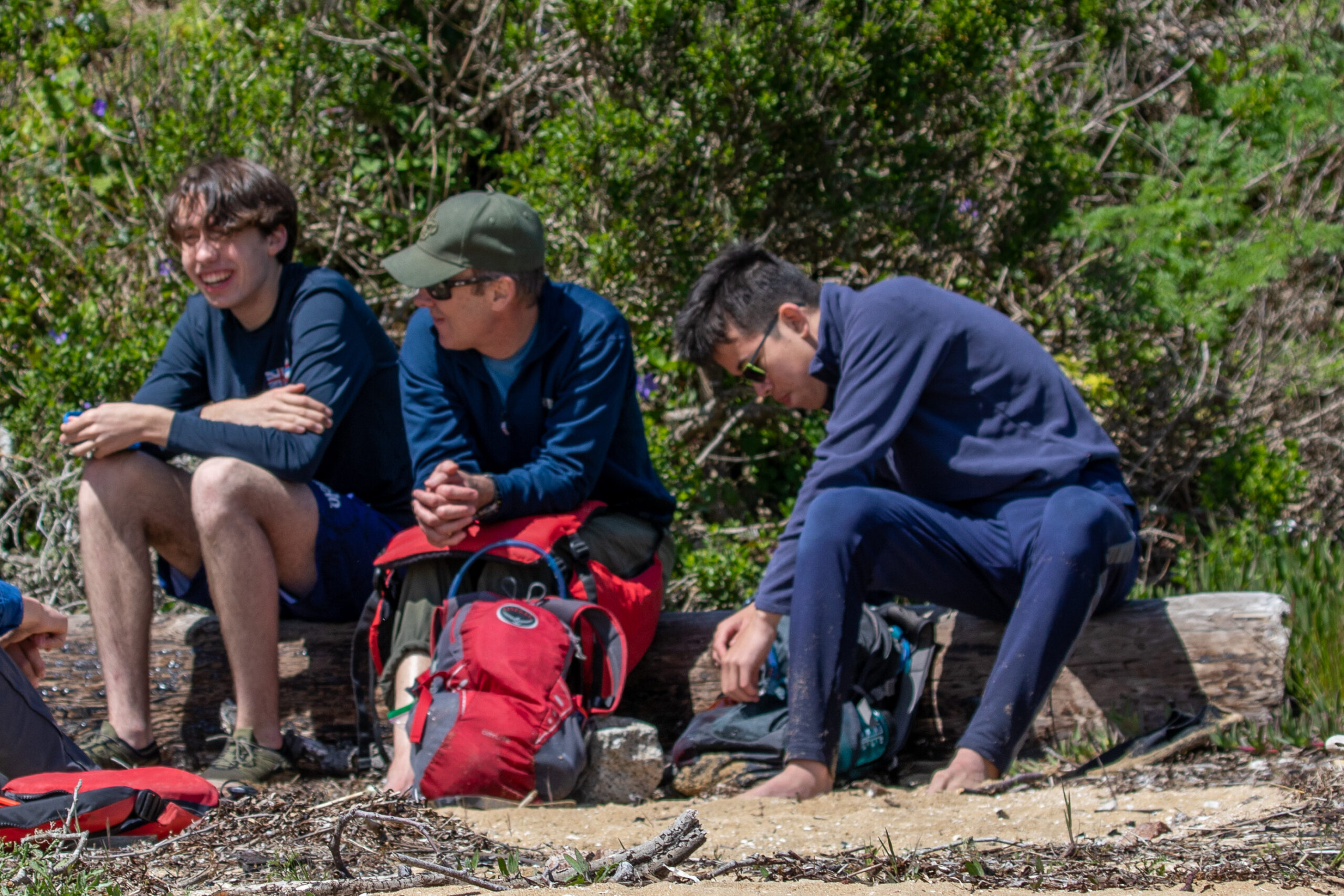 Kade Stark, Mark Jackson, And Will Jackson, Tomales Bay, CA