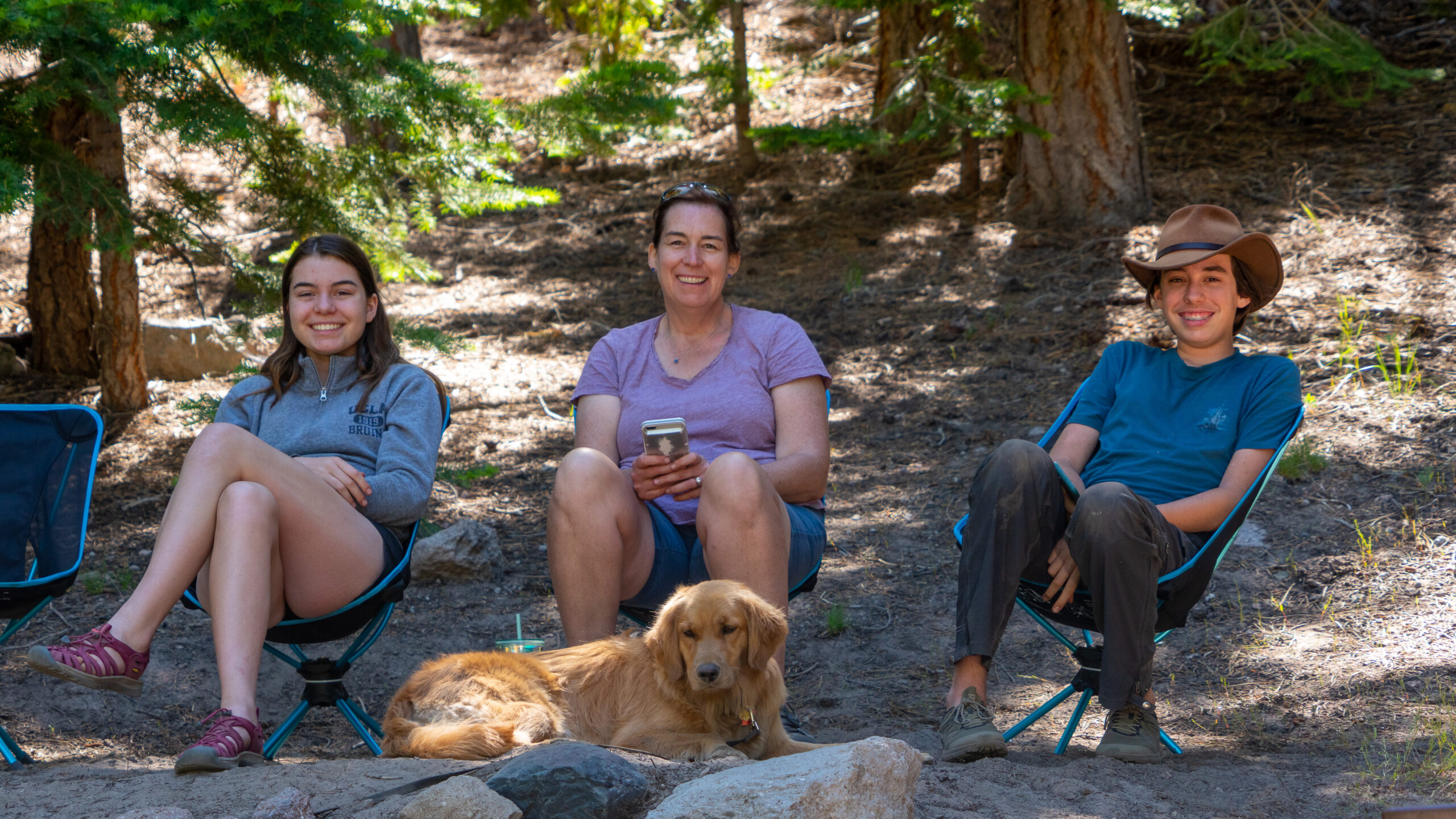 Sierra, Laura, And Kade Stark, Ebbetts Pass, CA